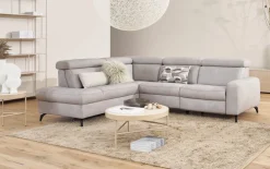 Wohnlandschaft 9566, asche, inkl. Funktionen