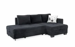 Wohnlandschaft Fantasy, schwarz, inkl. Funktionen
