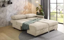 Wohnlandschaft Lemberg, beige, inkl. Schwenkfunktion