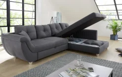 Wohnlandschaft Maranello, grau, inkl. Funktionen