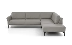 Wohnlandschaft PN-EM24126, grau, inkl. Kopfstütze