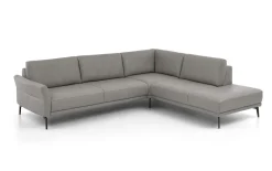 Wohnlandschaft PN-EM24126, grau, inkl. Kopfstütze