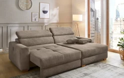 Wohnlandschaft Slider, taupe, inkl. Funktionen