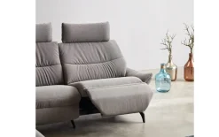 Wohnlandschaft 1175 Spektra, grau, inkl. manuelle Wall-Free-Funktion