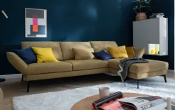 Wohnlandschaft Spin, gelb, inkl. Funktionen