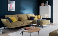 Wohnlandschaft Spin, gelb, inkl. Funktionen