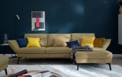 Wohnlandschaft Spin, gelb, inkl. Funktionen