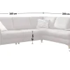 Wohnlandschaft Step Plus, platin