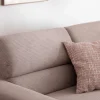 Wohnlandschaft Tossa, Cord/taupe, inkl. Kopfteilverstellung