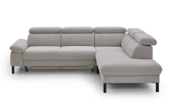 Wohnlandschaft TS 238, silber, inkl. Kopfteilverstellungen