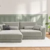 Wohnlandschaft ZE-EM25094, grau, inkl. Sitztiefenverstellung