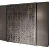 Wohnwand C300, grau/Eiche, inkl. Push-to-Open Funktion