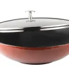 Wok Calido in rot, 4 l