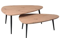 2-Satztisch Luka, Artisaneiche Nachbildung